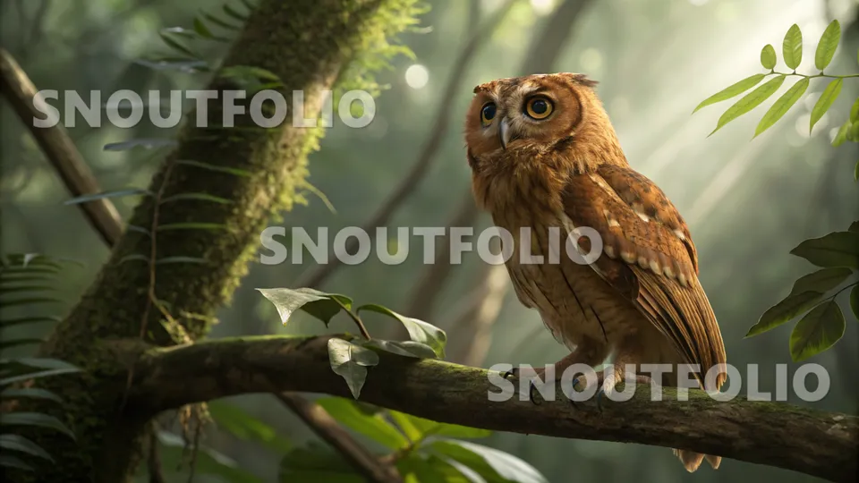 Faithful Glimpse of the Otus nudipes