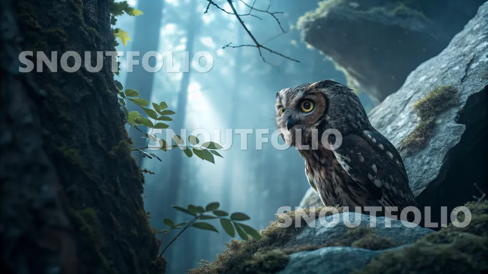 Quiet Memory of the Mountain Scops Owl