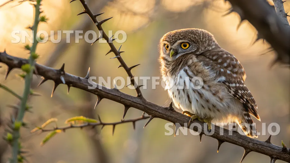 Golden Journey of the Jungle Owlet