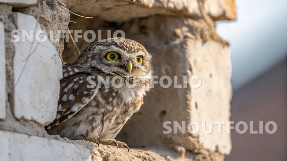 Graceful Aura of the Spotted Owlet