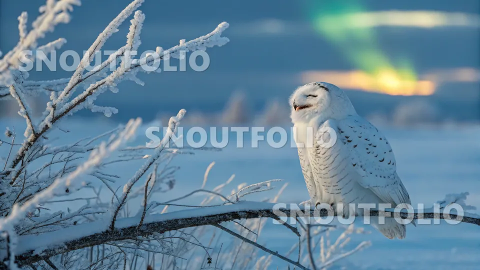 Mighty Whimsy of the Snowy Owl