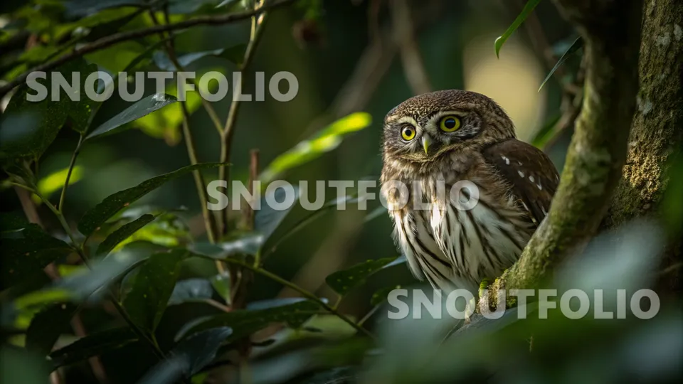 Playful Whisper of the Glaucidium hardyi (Amazonian Pygmy Owl)