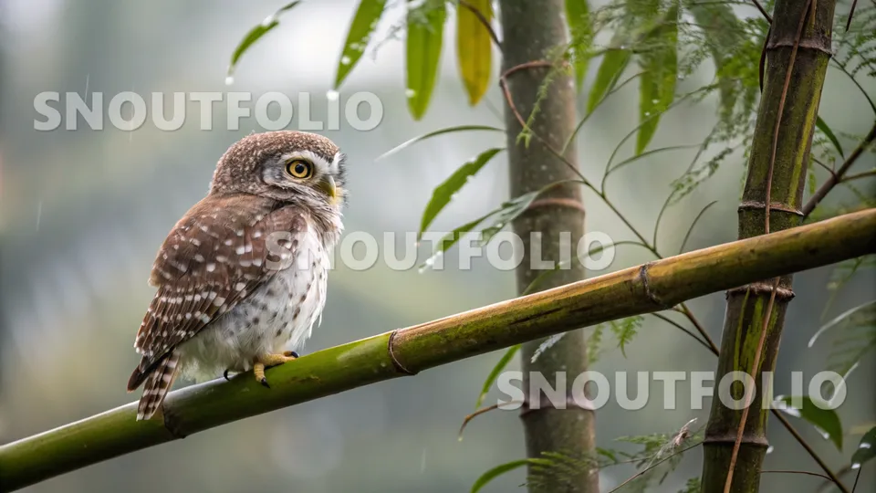Mighty Glimpse of the Collared Owlet