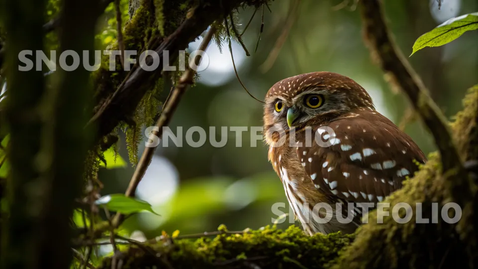 Graceful Whimsy of the Guatemalan Pygmy Owl
