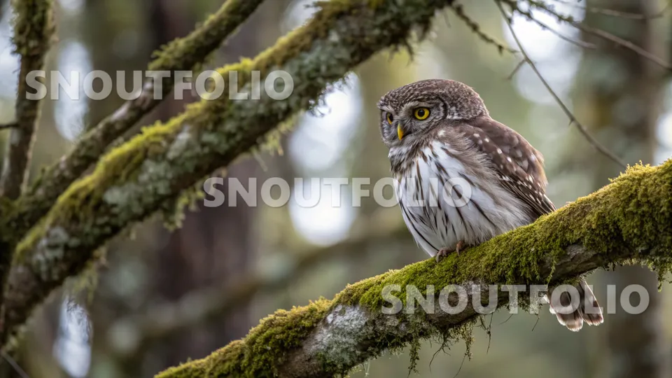 Graceful Flare of the Austral Pygmy Owl