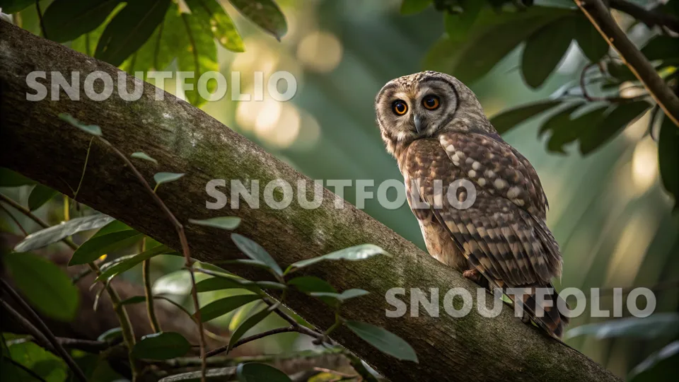 Faithful Aura of the Oriental Owl