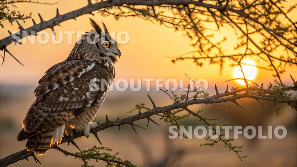 Bold Charm of the Spotted Eagle-Owl