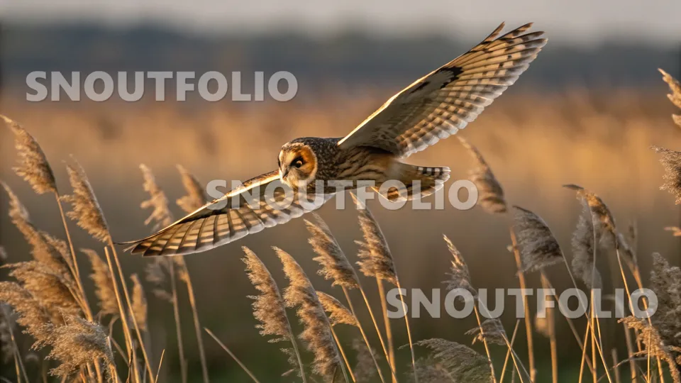 Noble Essence of the Marsh Owl
