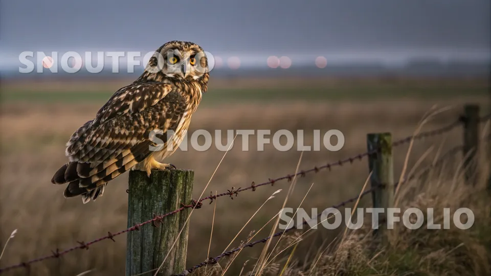 Majestic Charm of the Short-eared Owl