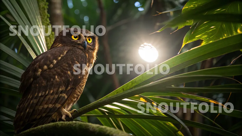 Playful Wanderer of the Christmas Island Owl (Extinct)