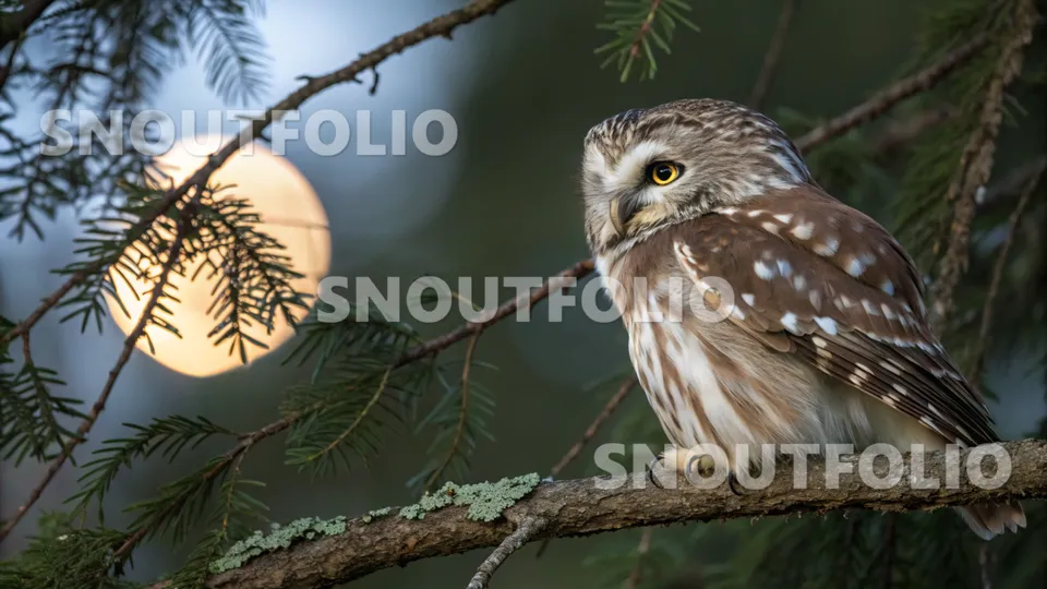 Silent Presence of the Northern Saw-whet Owl