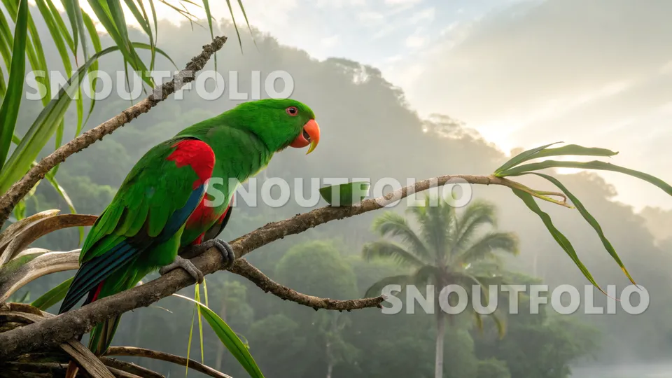 Loyal Companion of the Eclectus