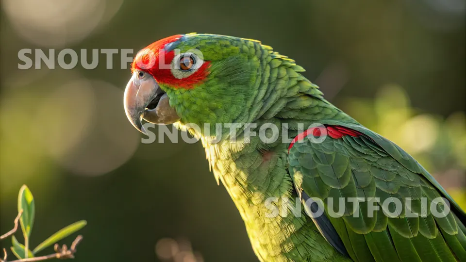 Noble Whiff of the Red-lored Amazon