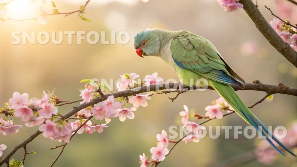 Charming Presence of the Princess Parrot