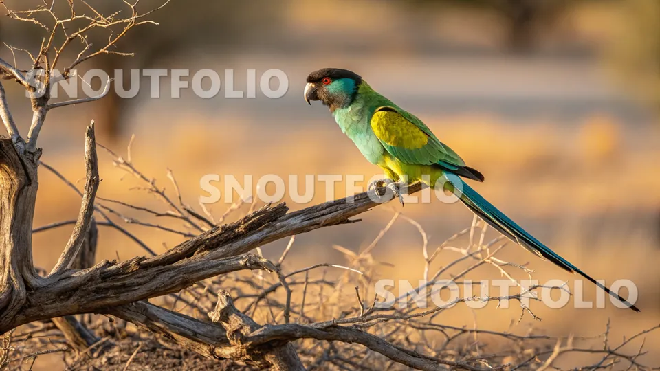 Wild Whisper of the Hooded Parrot
