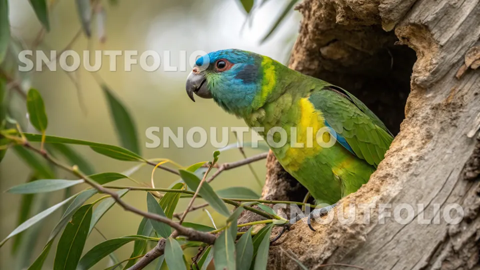 Vivid Spirit of the Port Lincoln Parrot