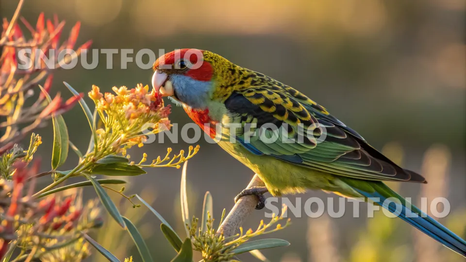 Bright Echo of the Western Rosella