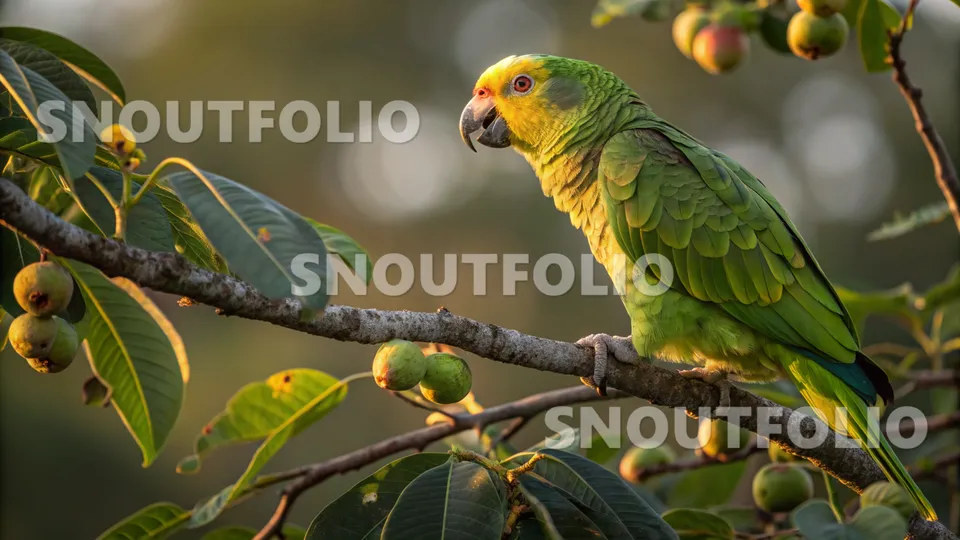 Majestic Whiff of the Yellow-Naped Amazon