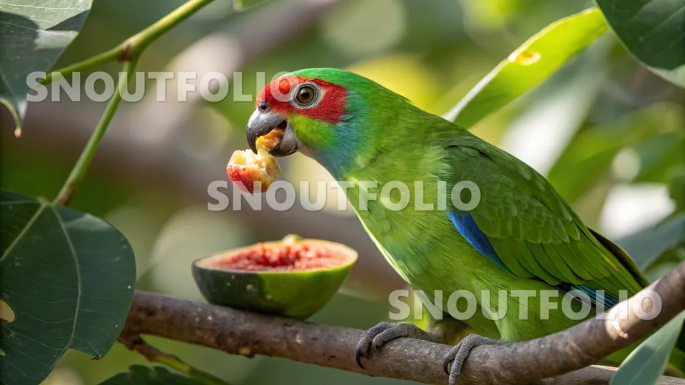 Cheerful Essence of the Fig Parrot (Double-eyed)