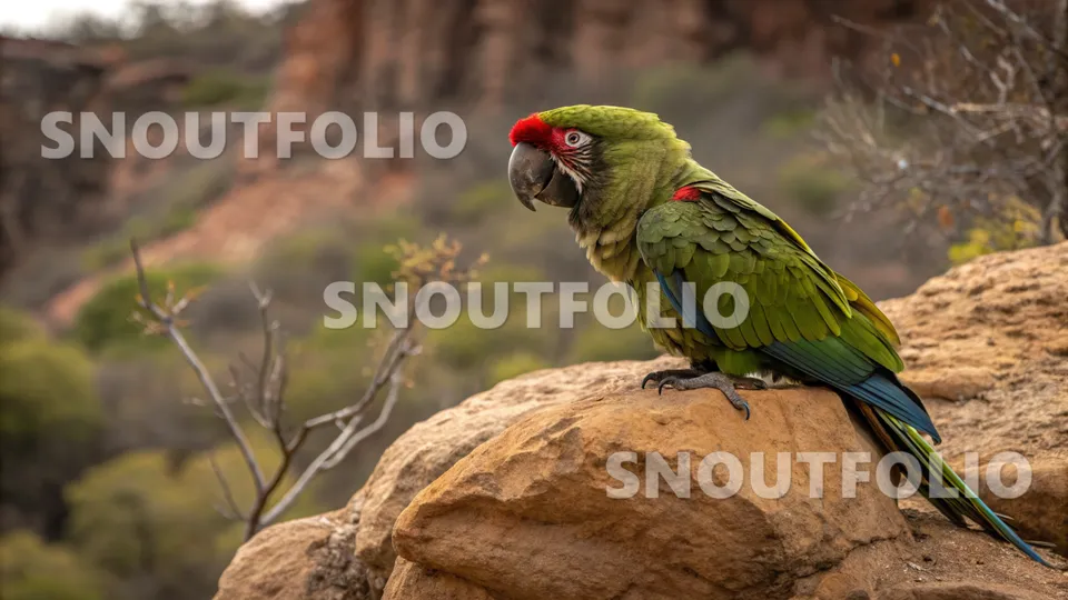 Bold Memory of the Military Macaw (Bolivian)