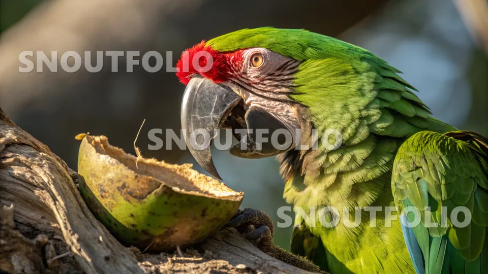 Calm Whimsy of the Great Green Macaw