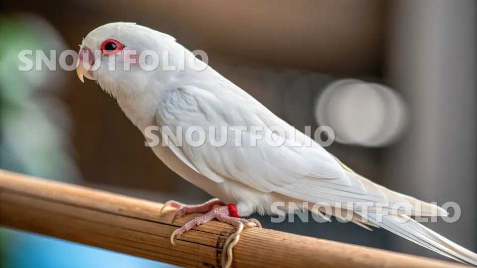 Wild Whiff of the Albino Budgerigar