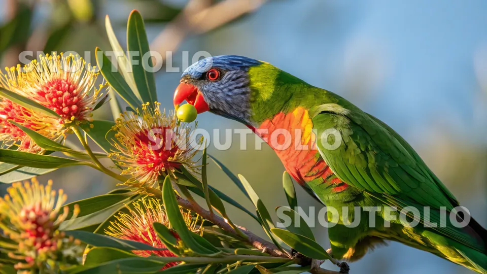 Radiant Journey of the Perfect Lorikeet