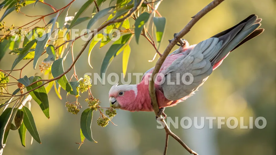 Witty Silhouette of the Galah (Rose-breasted)