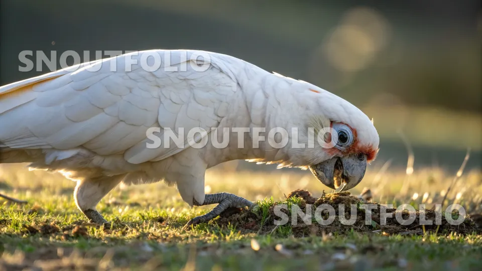 Silent Charm of the Long-billed Corella