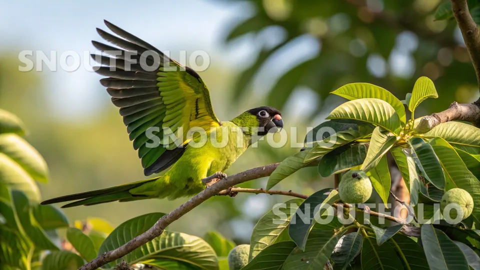 Bright Spirit of the Nanday Conure