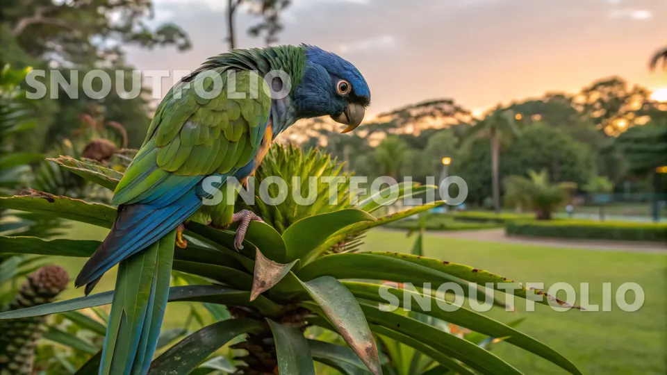 Witty Memory of the Blue-Headed Pionus