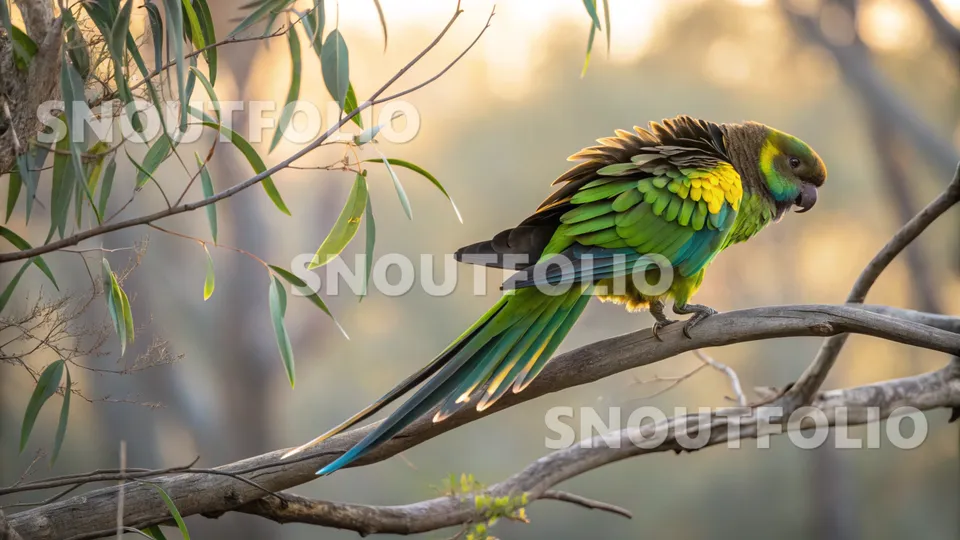 Playful Presence of the Port Lincoln Parrot