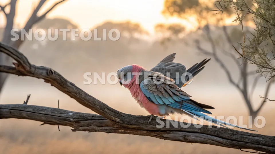 Elegant Gaze of the Bourke’s Parakeet