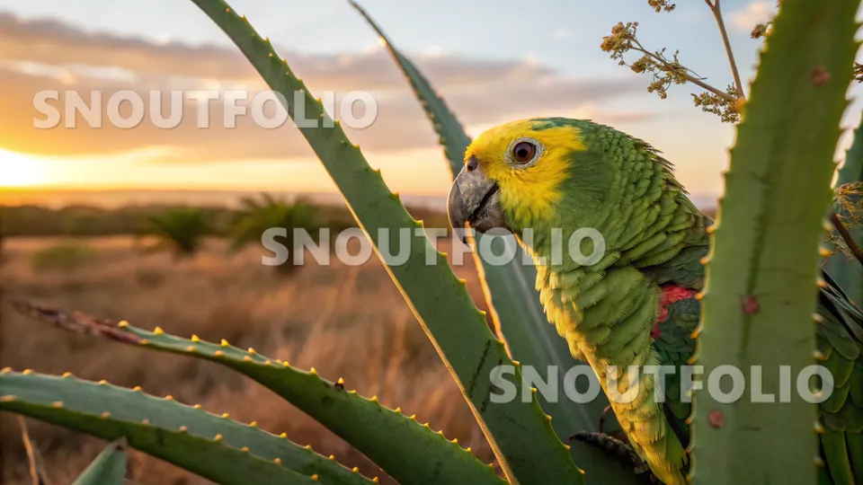 Quiet Whimsy of the Yellow-Faced Parrot
