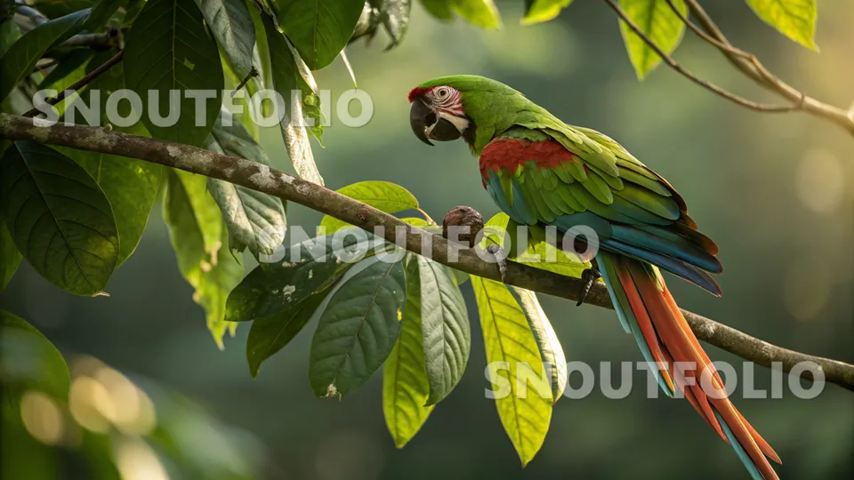 Cheerful Wanderer of the Chestnut-Fronted Macaw