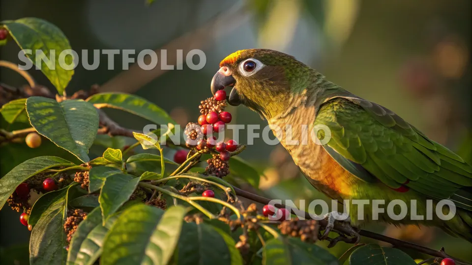 Quiet Soul of the Brown-Throated Conure