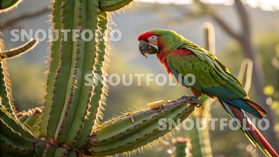 Gentle Spirit of the Red-Fronted Macaw