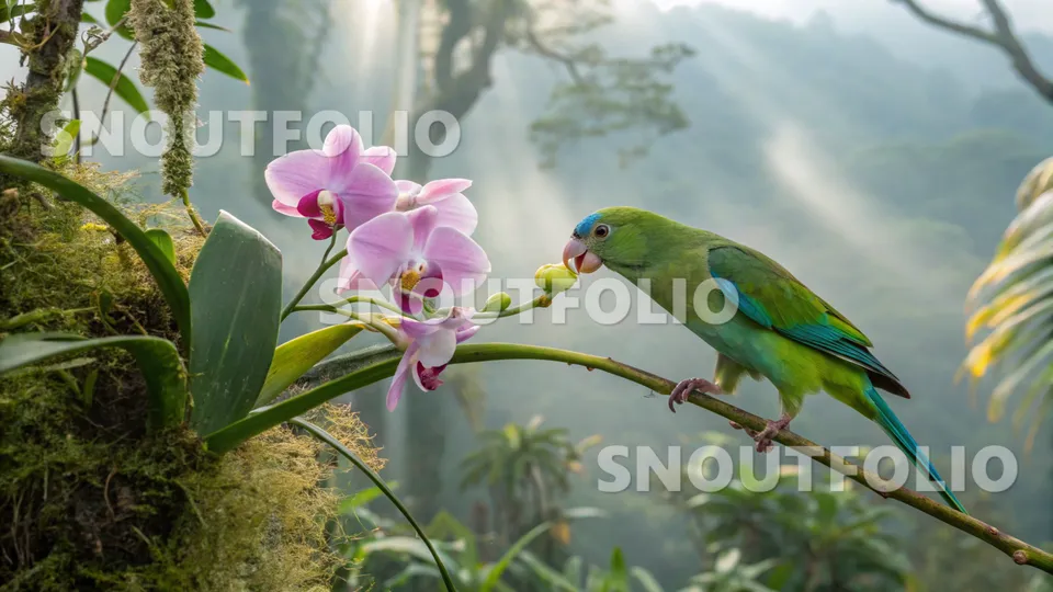 Quiet Echo of the Spectacled Parrotlet
