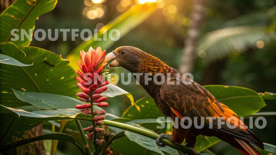 Noble Spirit of the Brown Lory