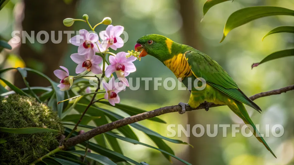 Witty Echo of the Goldie’s Lorikeet