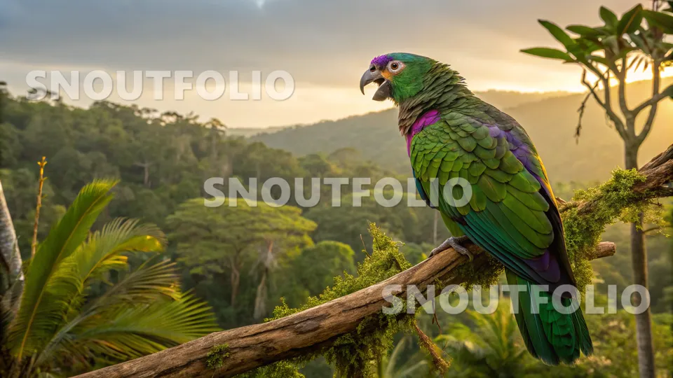 Faithful Stride of the Imperial Amazon