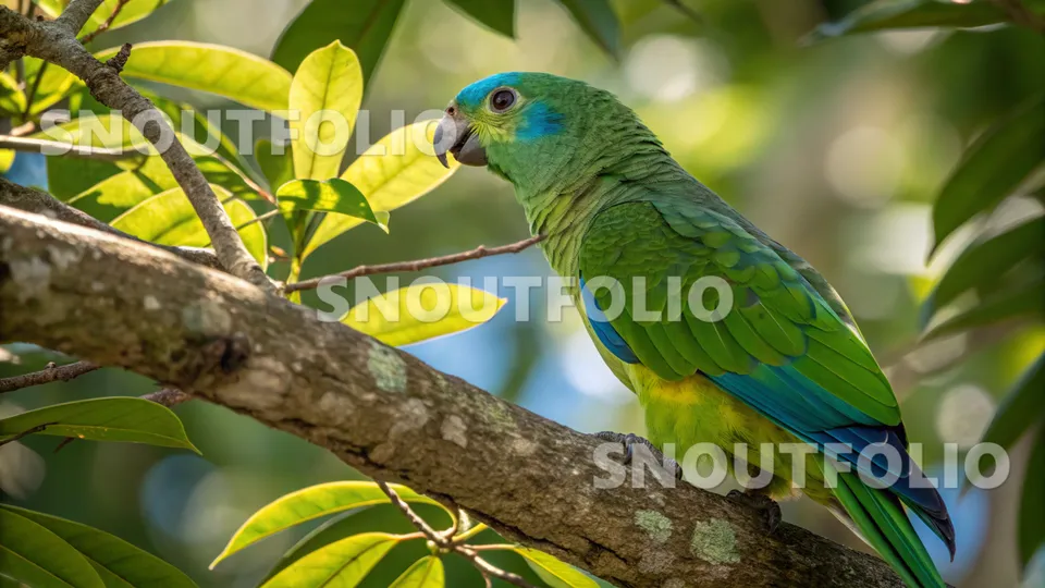 Witty Journey of the Blue-Bellied Parrot