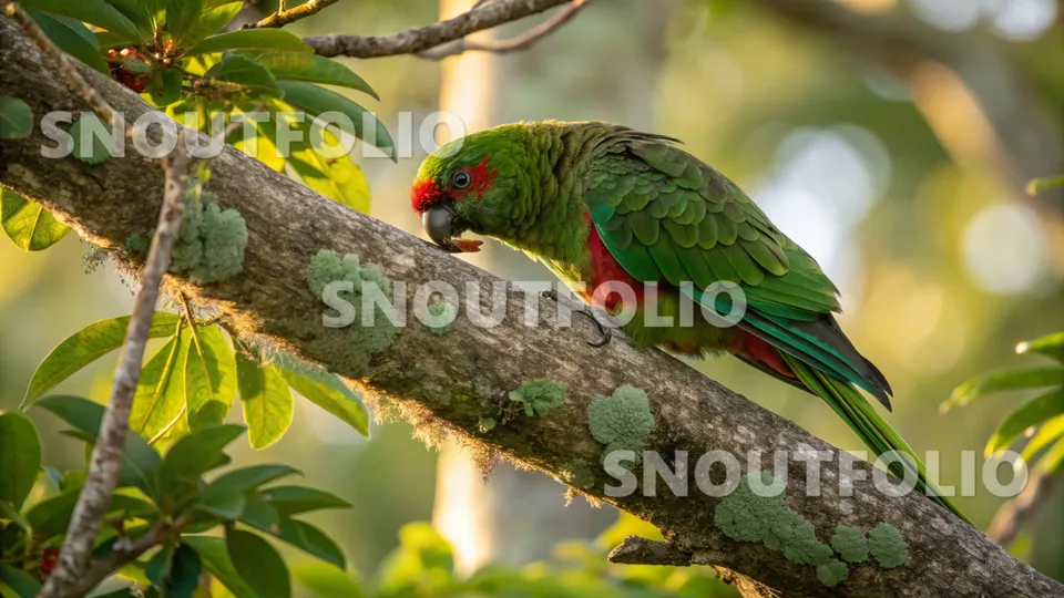 Golden Echo of the Ouvea Parakeet