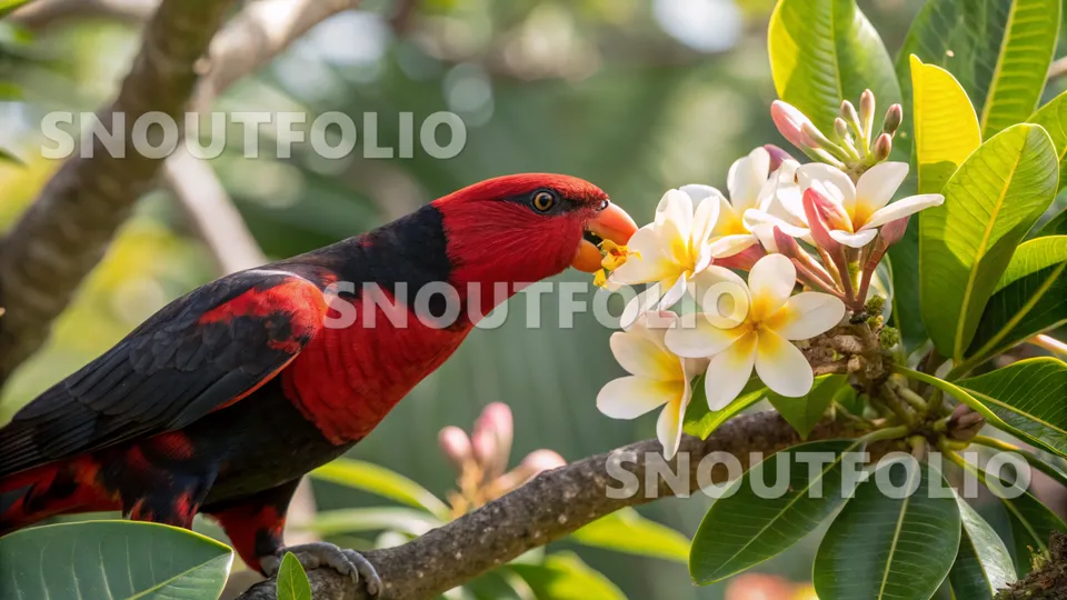 Lively Memory of the Black-Winged Lory