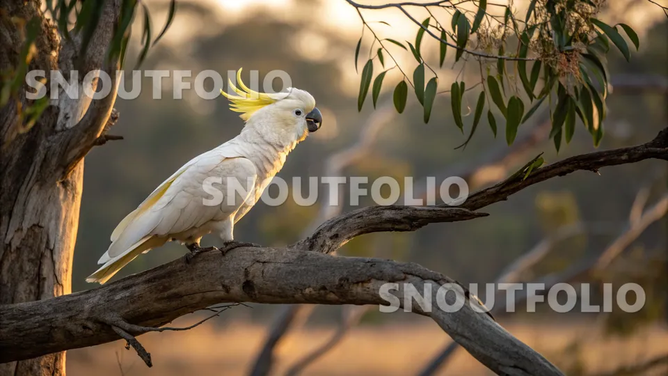 Cheerful Echo of the Sulphur-Crested Cockatoo