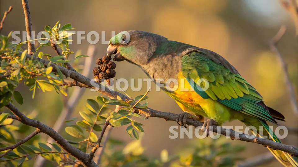 Curious Stride of the Meyer's Parrot