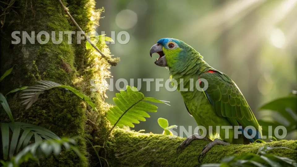 Wild Spirit of the Amazon Parrot