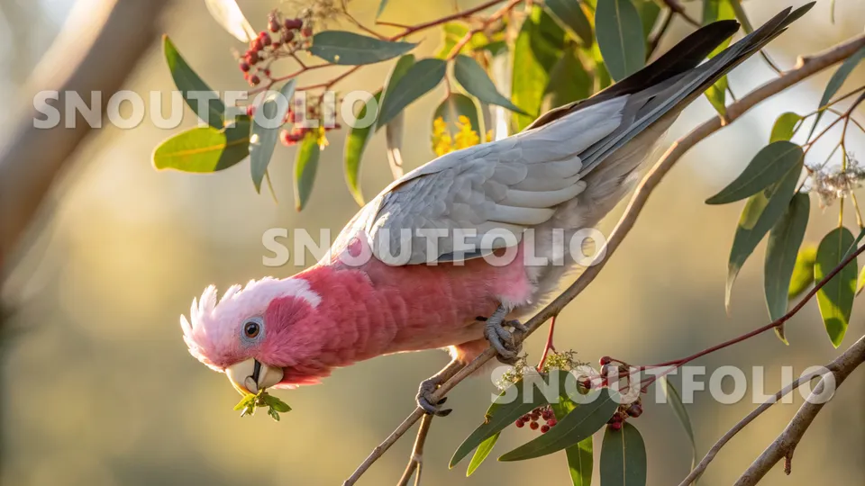 Serene Whisper of the Galah