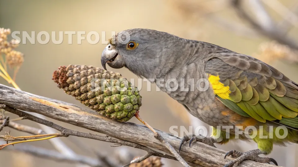 Faithful Pose of the Meyer's Parrot