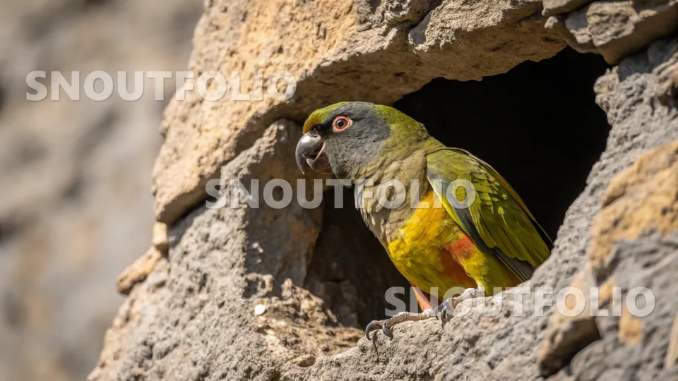 Mighty Aura of the Patagonian Conure